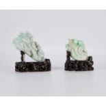 Grp 2: Fine Chinese Carved Jade Cabbages