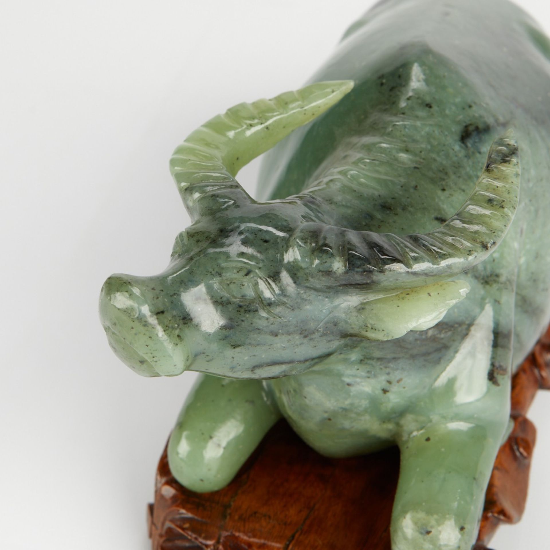 Chinese Jade Ox Carving - Bild 7 aus 10