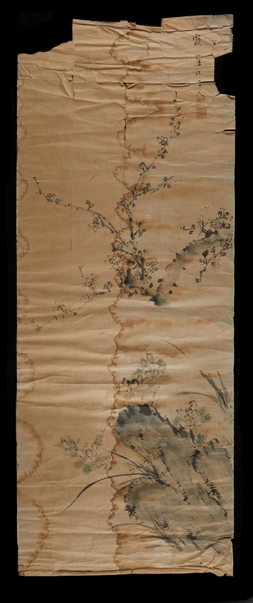 Grp: 6 Chinese Paintings Hanging Scrolls - Bild 19 aus 33