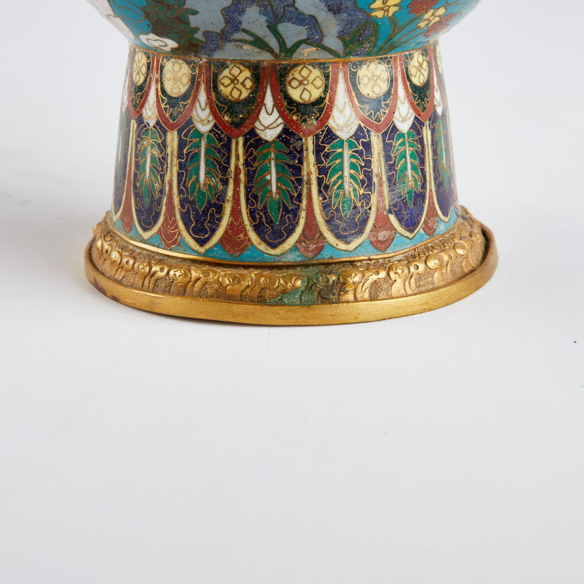 Chinese Cloisonne Enamel Ewer 19th-20th c. - Bild 9 aus 13