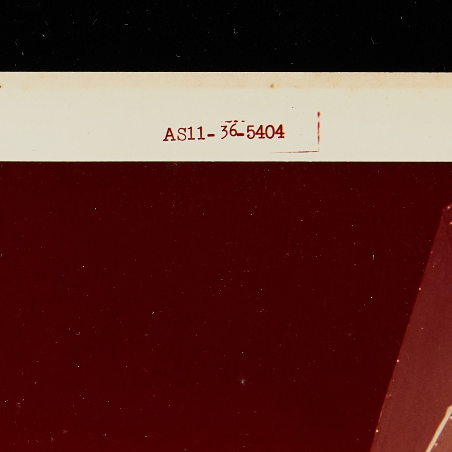 Apollo 11 Red Letter NASA Kodak Print - Image 2 of 5