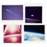 4 Original NASA Apollo Transparencies