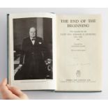 "The End of the Beginning" Signed by Winston Churchill