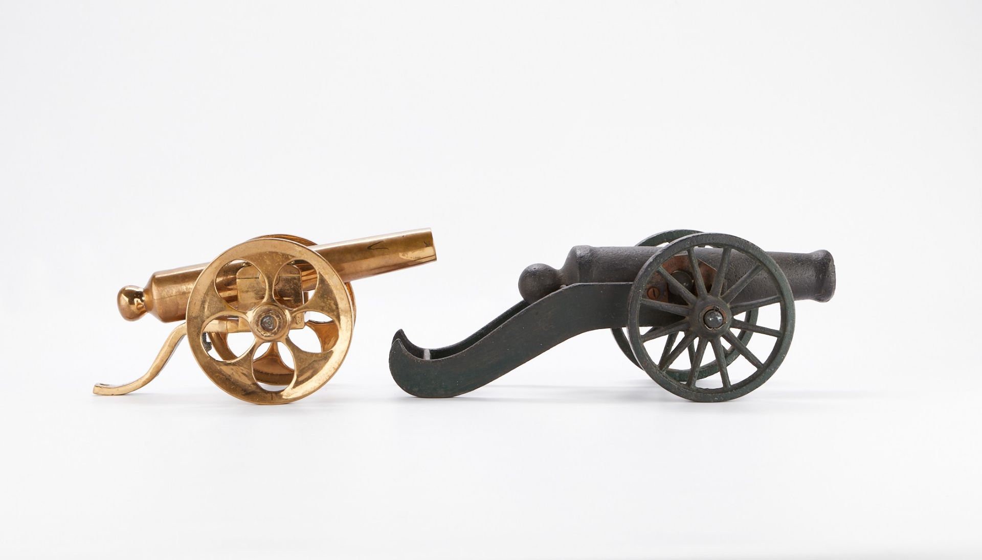 Grp: 2 Brass and Iron Signal Cannons - Bild 3 aus 7