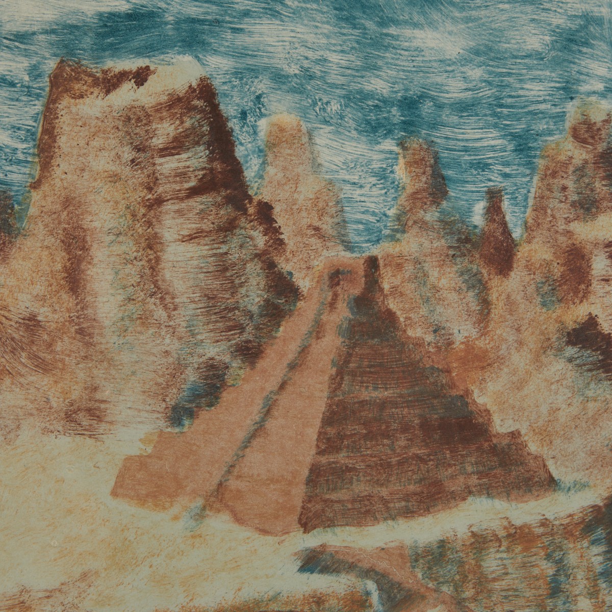 Aldo Moroni Jr. Chaco Monoprint - Image 5 of 6