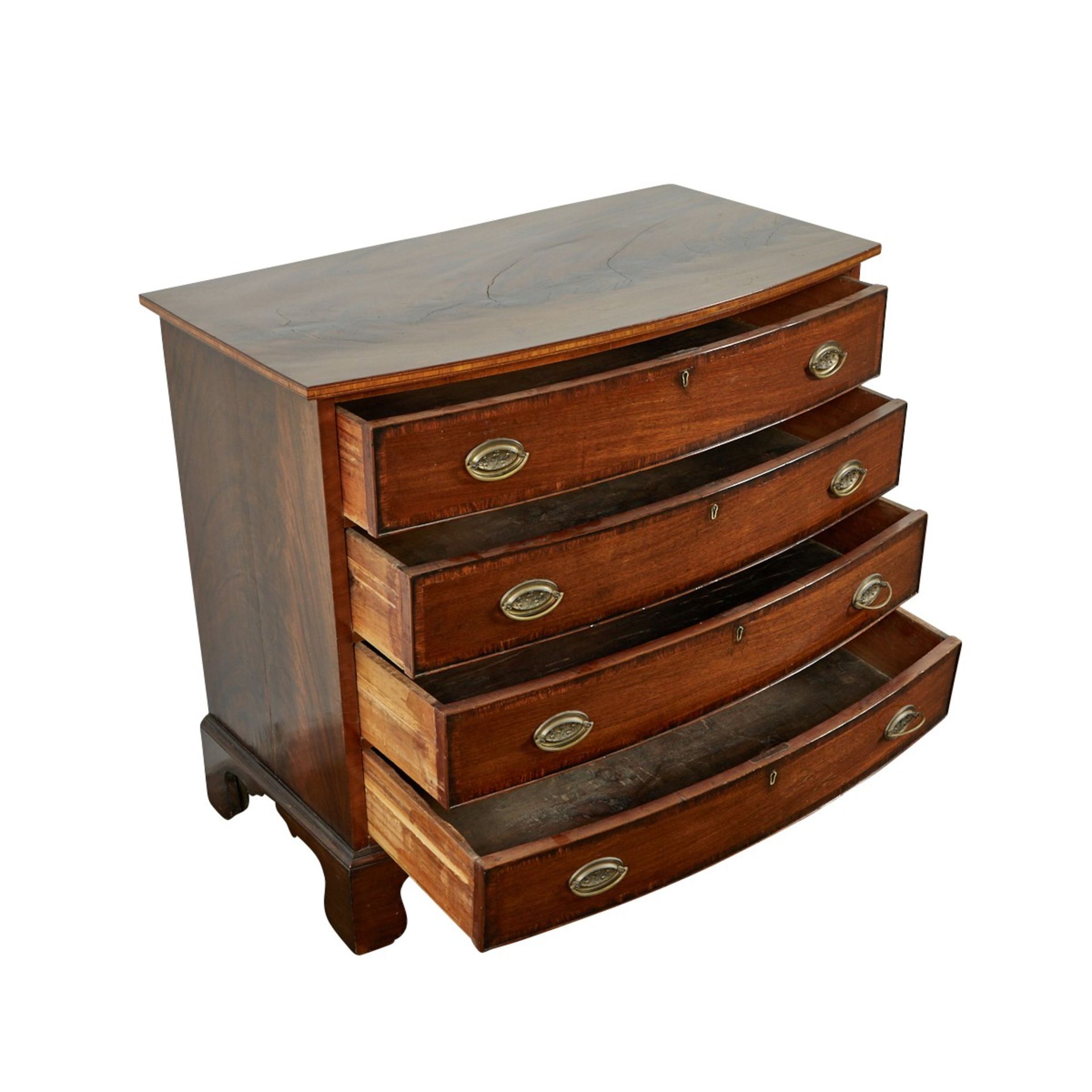 Federal Bow Front Chest of Drawers - Image 2 of 14