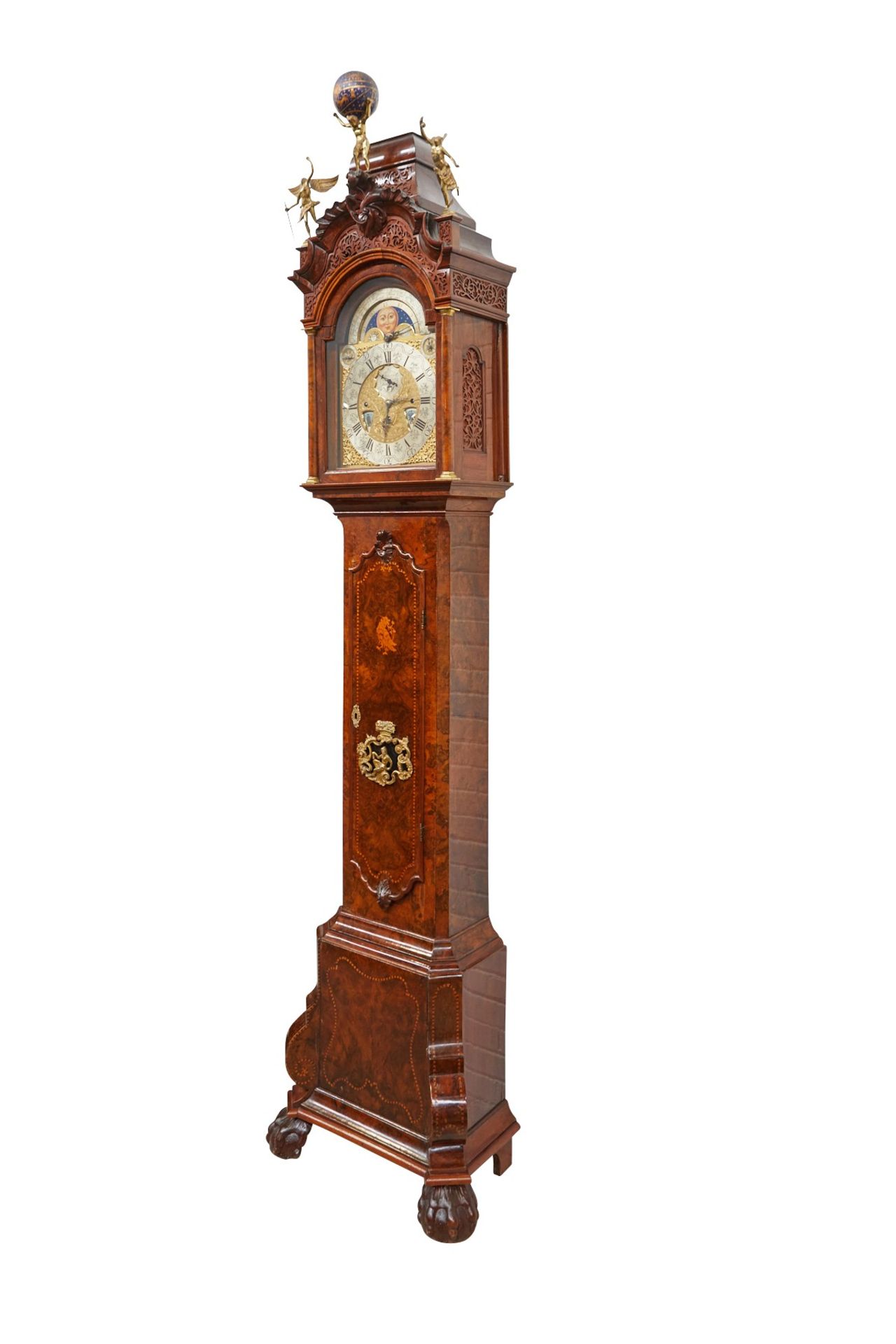 Johannes van Wyk Musical Tall Case Clock 18th c. - Image 7 of 19