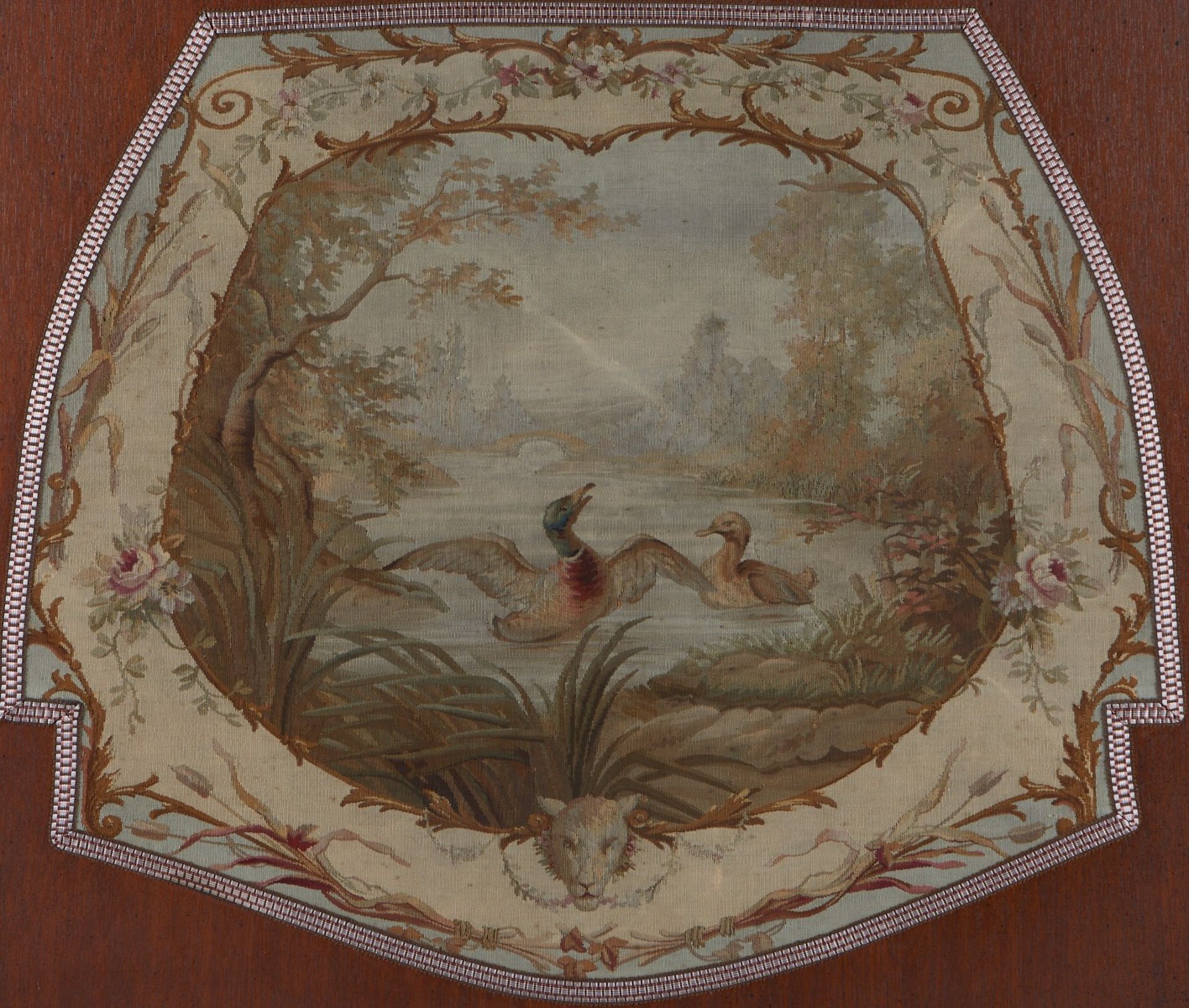 Pr 18th c. Aubusson French Tapestry Fragments - Bild 6 aus 9