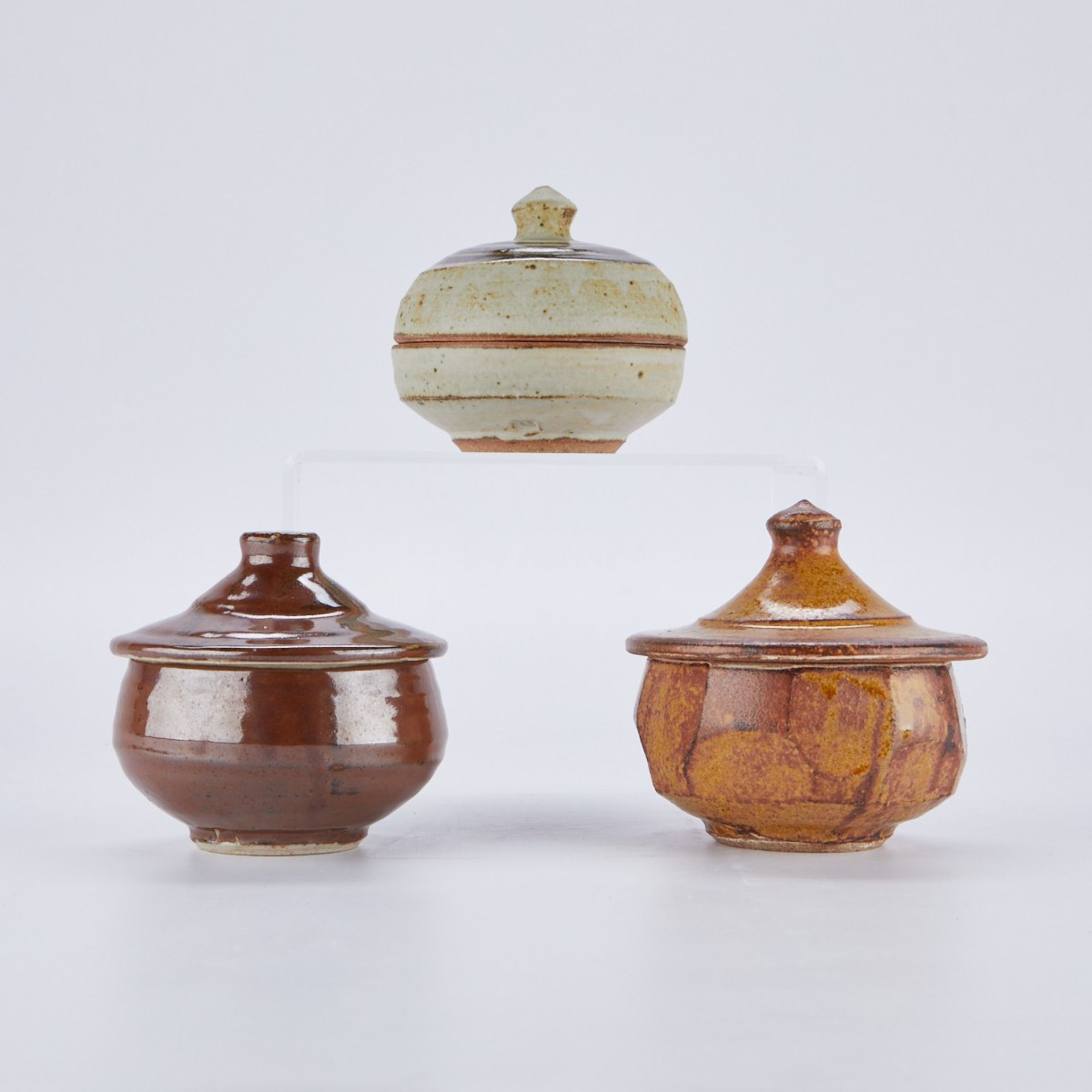 Grp: 3 Warren MacKenzie Lidded Boxes - Bild 7 aus 9