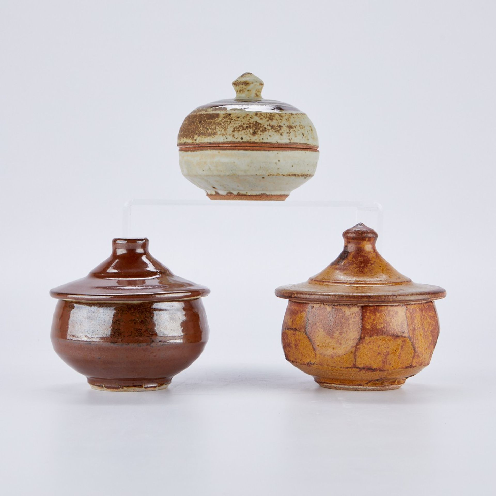 Grp: 3 Warren MacKenzie Lidded Boxes - Bild 6 aus 9