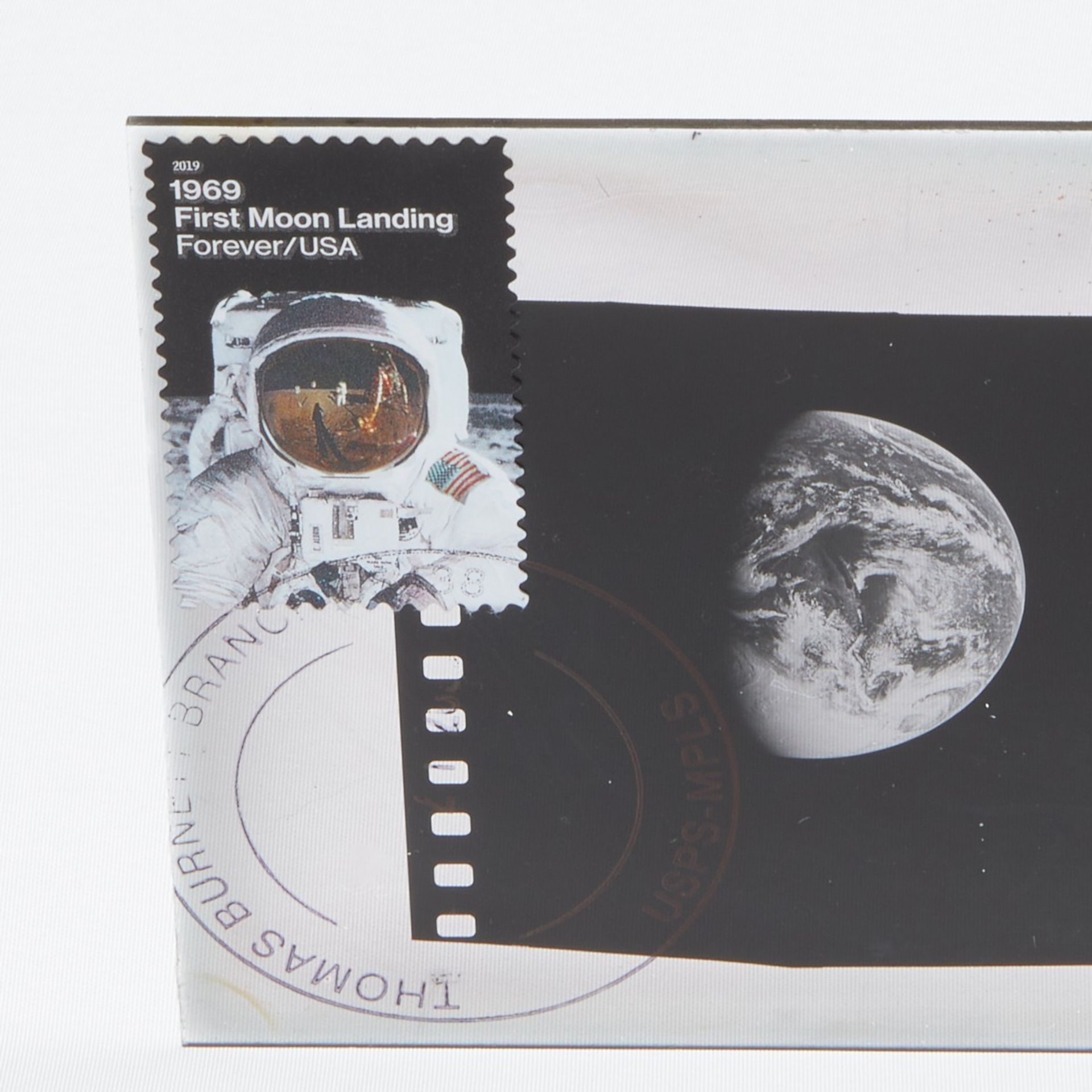 Grp: 2 Glass Plate Positives Apollo 16 & 13 - Bild 2 aus 5