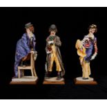 Grp: 3 Guiseppe Armani Clown Figures