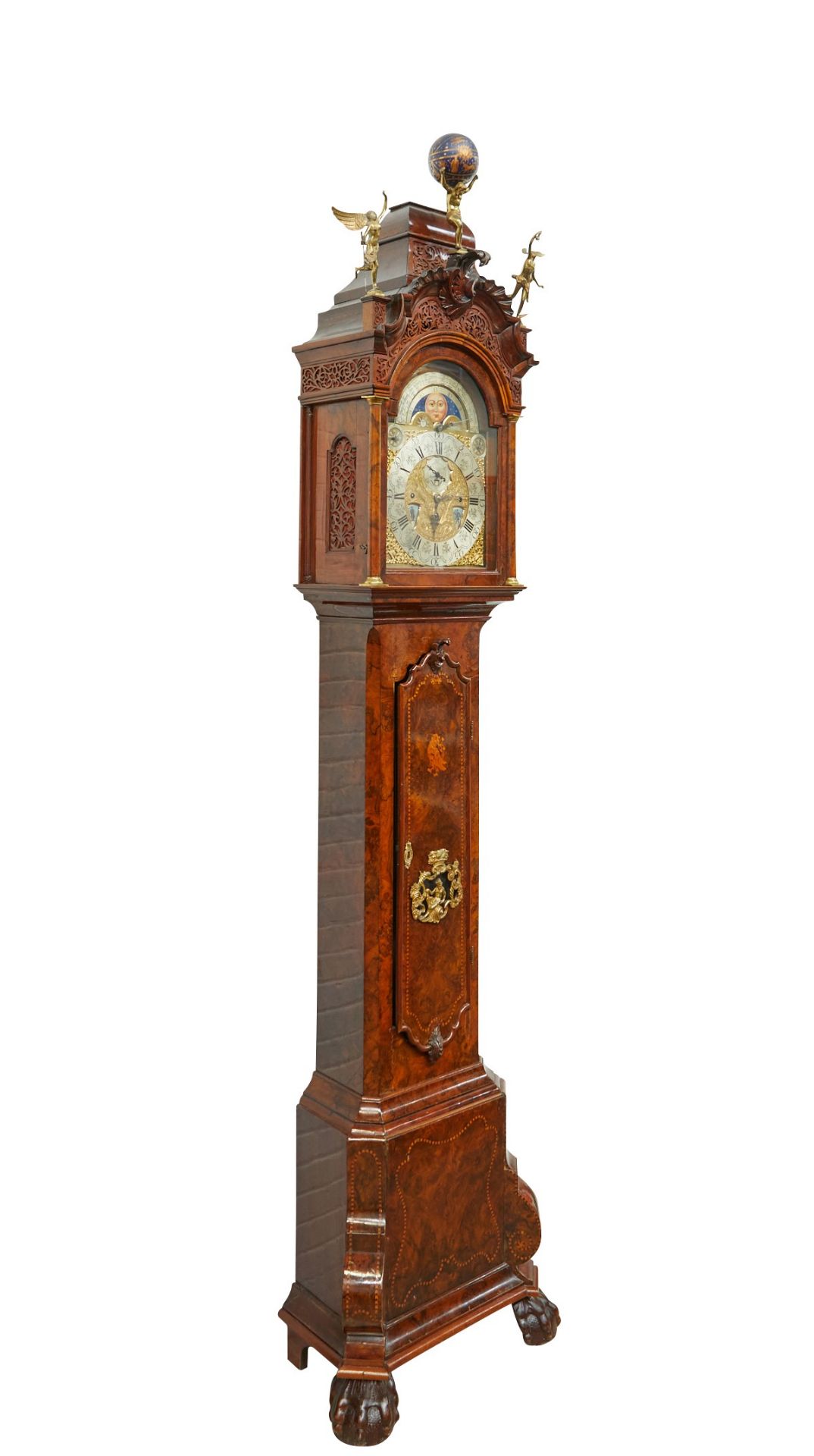 Johannes van Wyk Musical Tall Case Clock 18th c. - Image 6 of 19