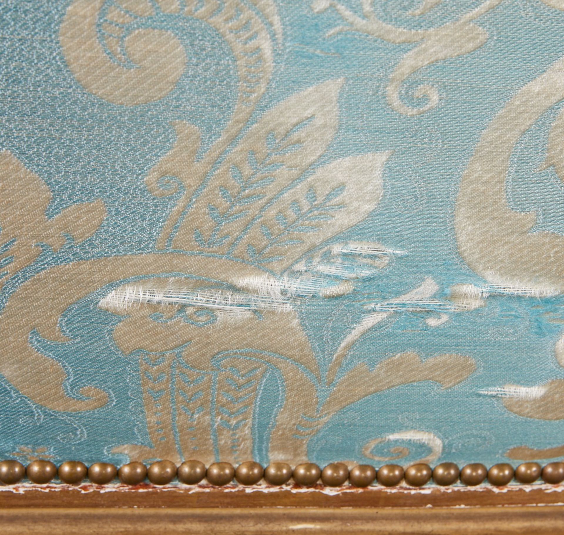 French Upholstered Giltwood Loveseat or Settee - Image 8 of 13