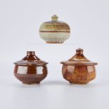 Grp: 3 Warren MacKenzie Lidded Boxes