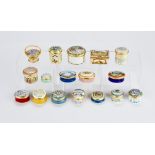 Grp: 17 Halcyon Days London Enamel Boxes