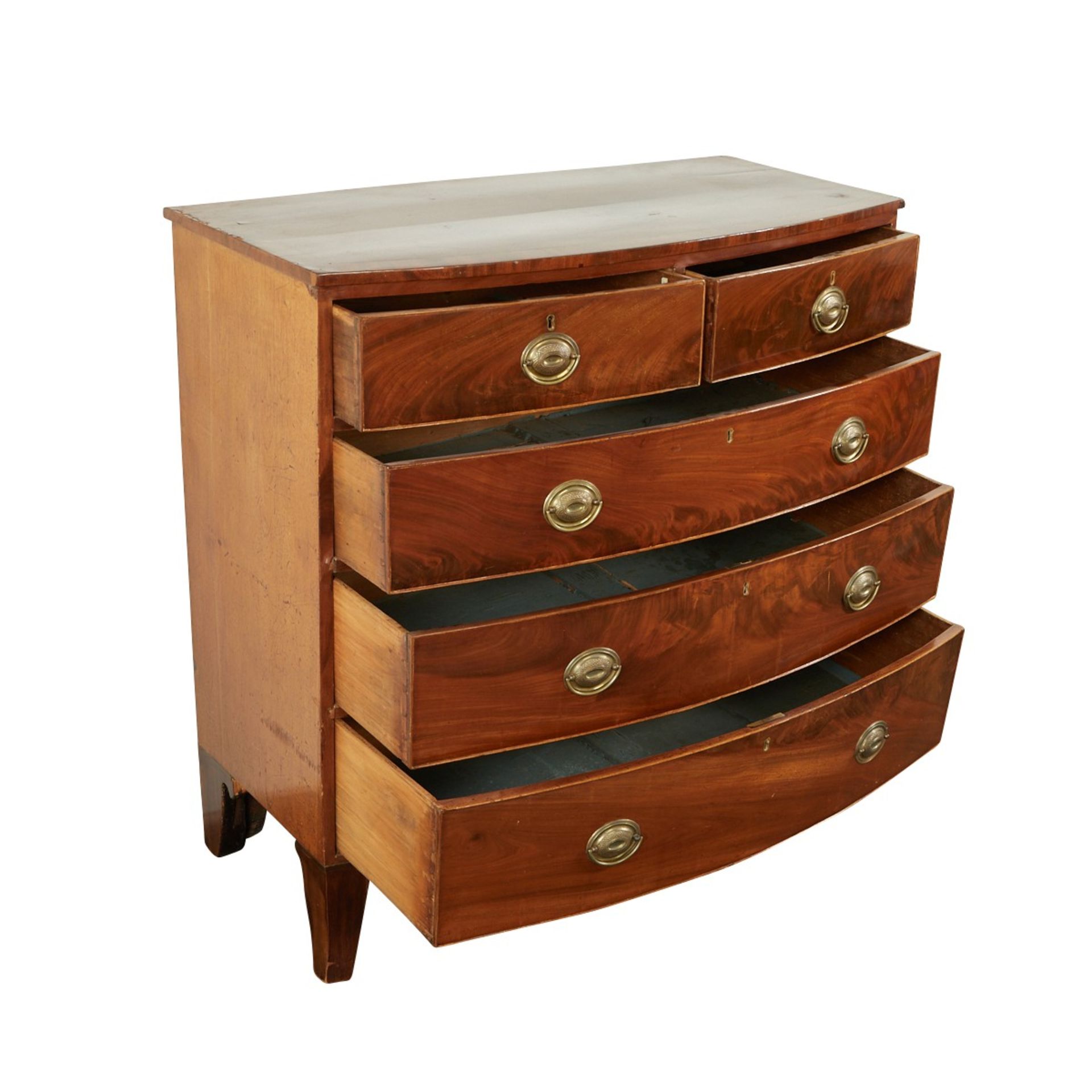 Federal Bow Front Chest of Drawers - Image 2 of 14