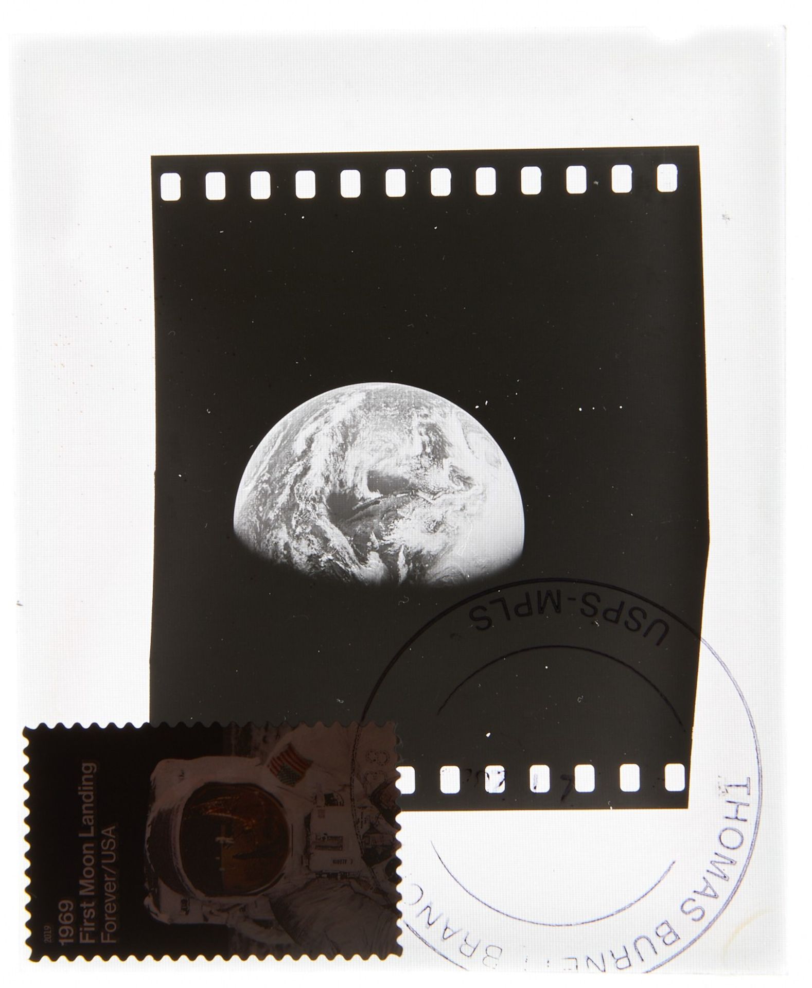 Grp: 2 Glass Plate Positives Apollo 16 & 13 - Bild 4 aus 5