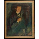 Edvard Munch Poster "Self Portrait with Burning Cigarette"