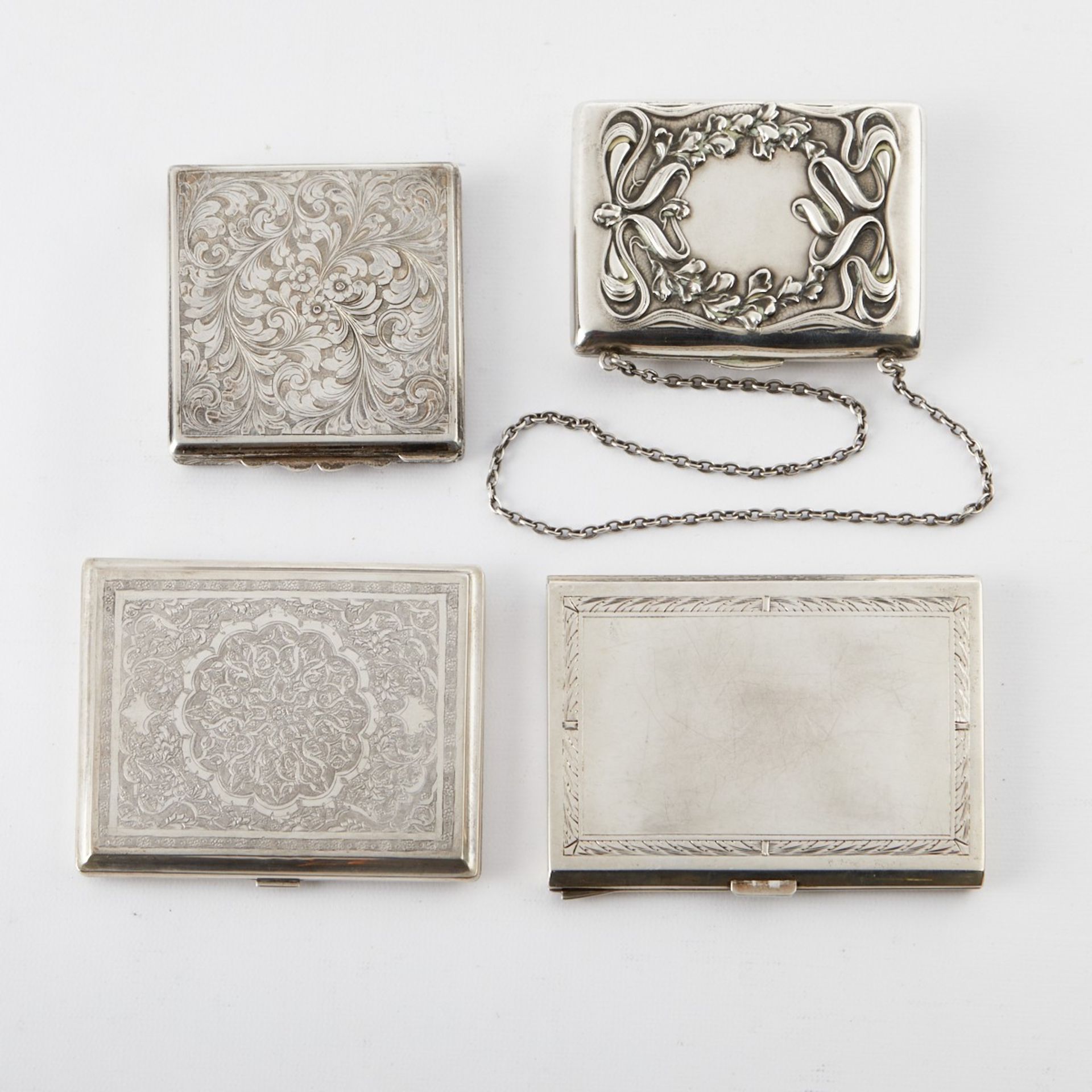Grp: 4 Sterling Silver Objects of Vertu - Bild 2 aus 9