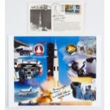 Grp: 2 NASA A13 Commemorative Works Signed Haise