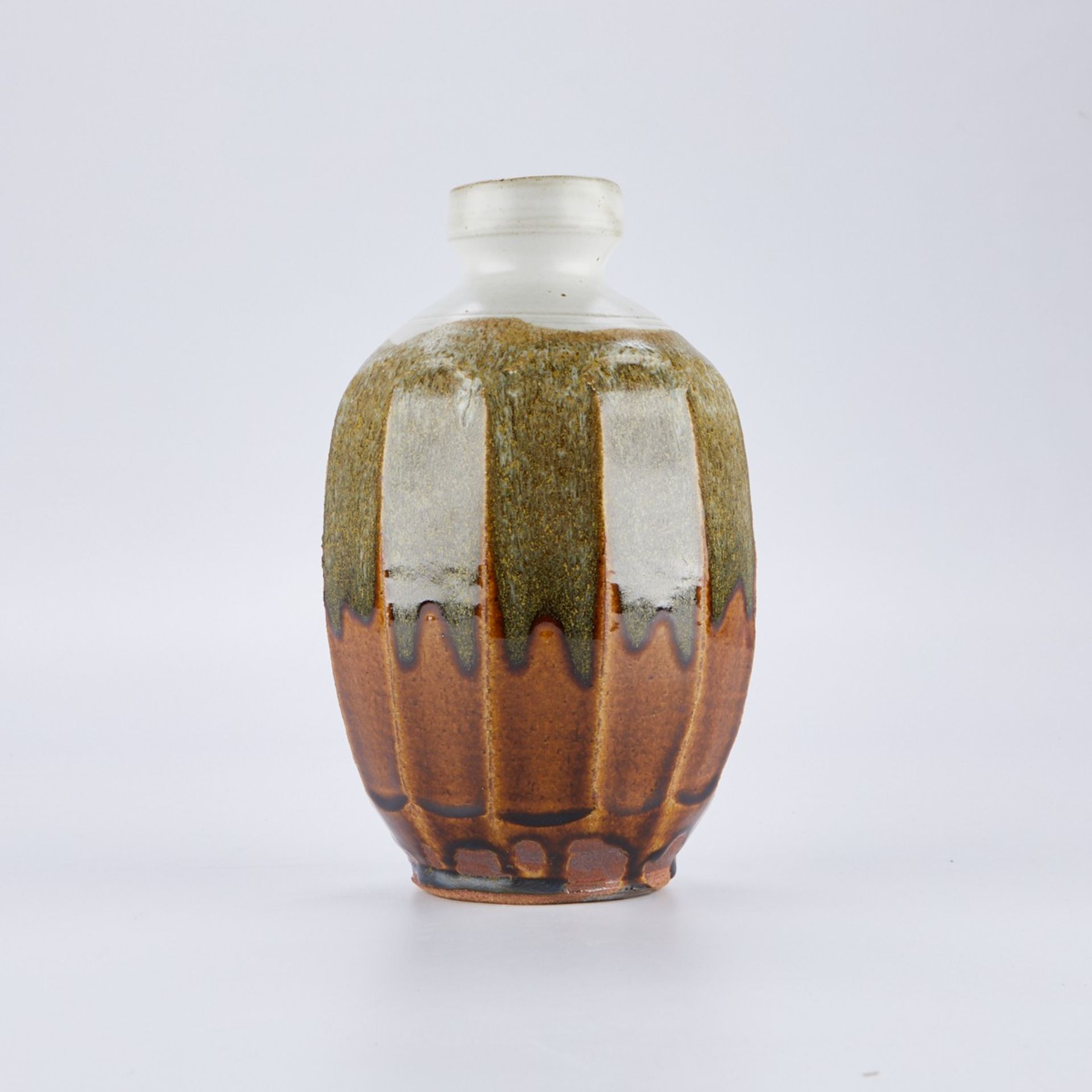 Warren MacKenzie Fluted Vase - Double Stamped - Bild 5 aus 7