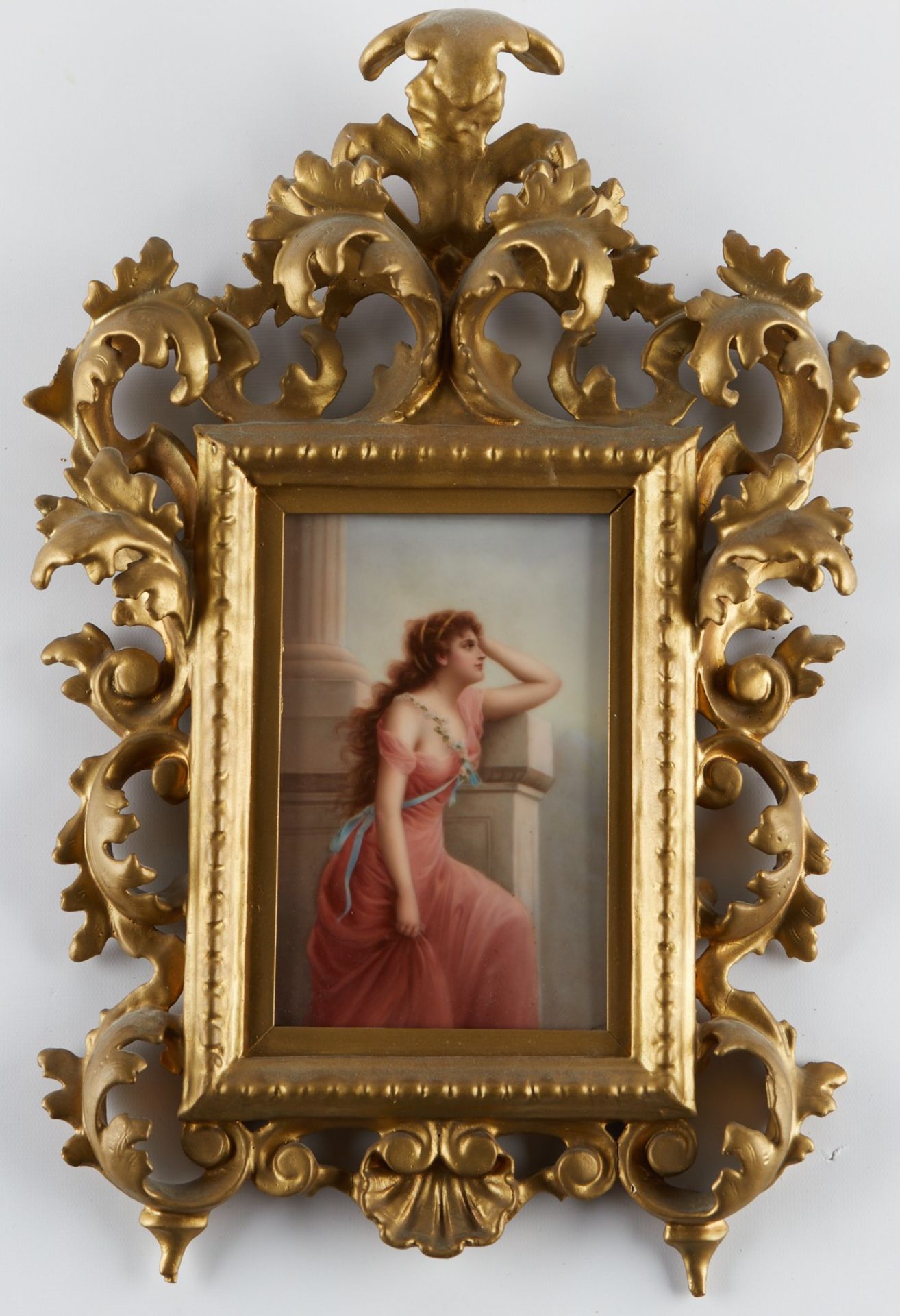 German Porcelain Plaque Wagner - Likely KPM