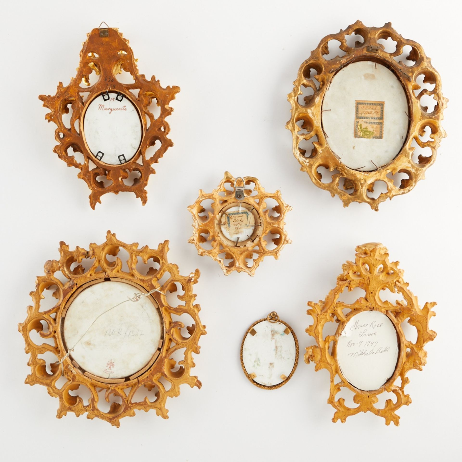 5 Miniature Porcelain Plaques Possibly KPM - Bild 2 aus 8