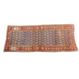 Caucasian Runner Rug Carpet - Signed