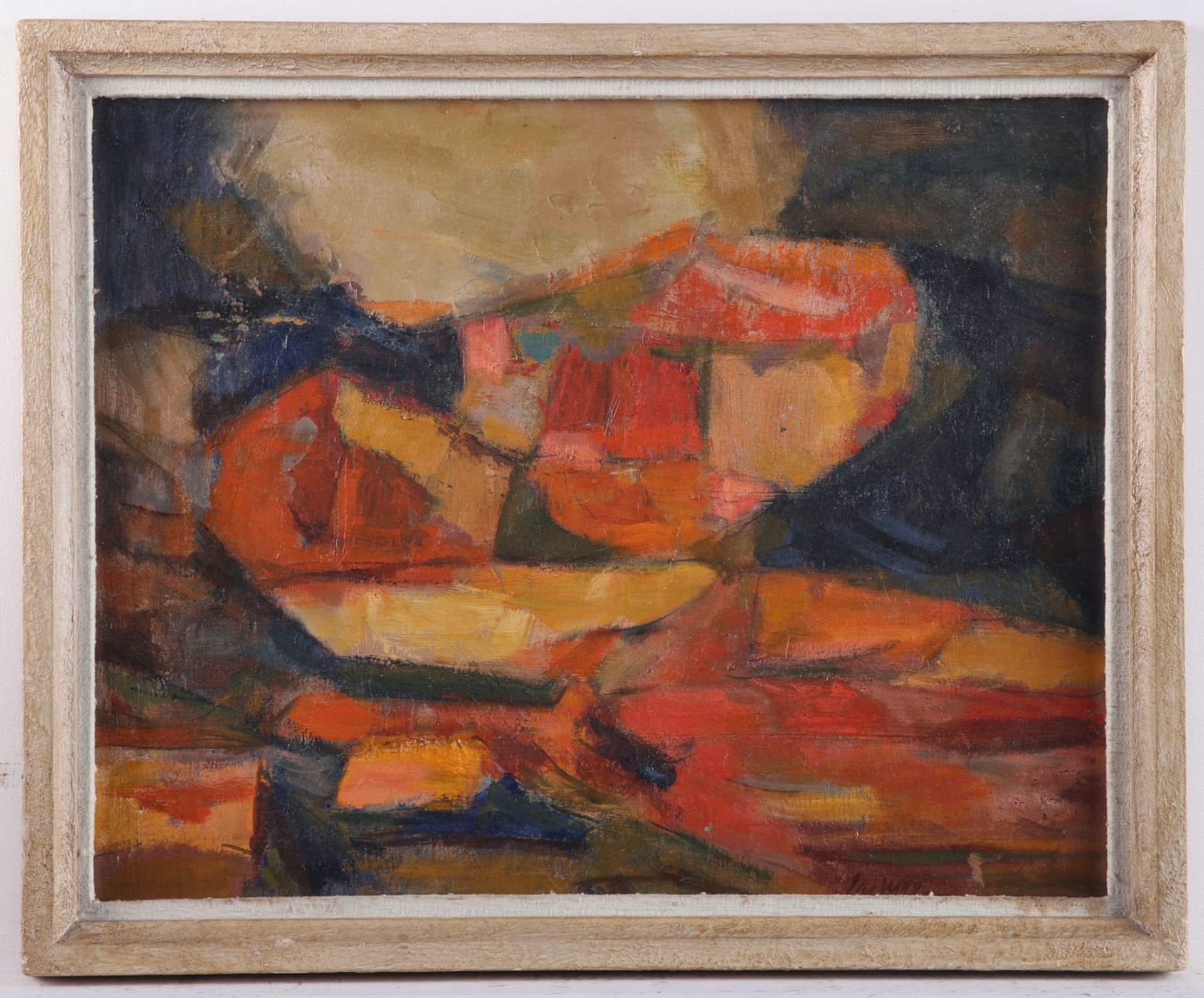 Oskar Larmer "Autumn" Oil on Board - Bild 2 aus 5