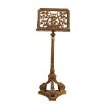 Fine French Gilt Music Stand with Lyre