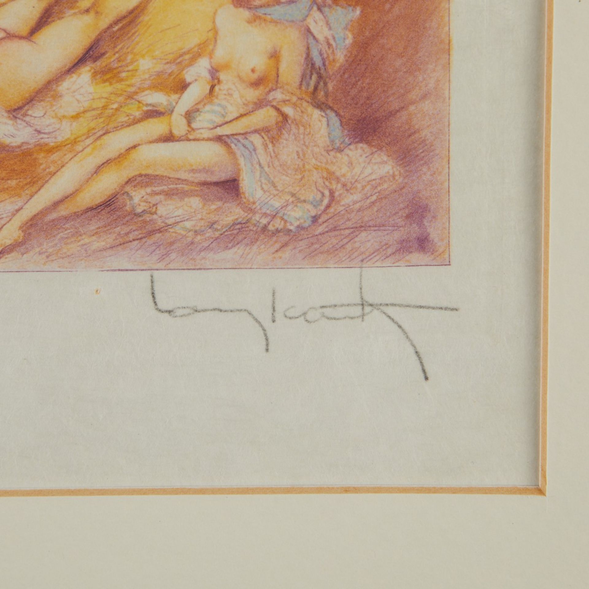 3 Louis Icart Erotic Etchings - Bild 7 aus 8