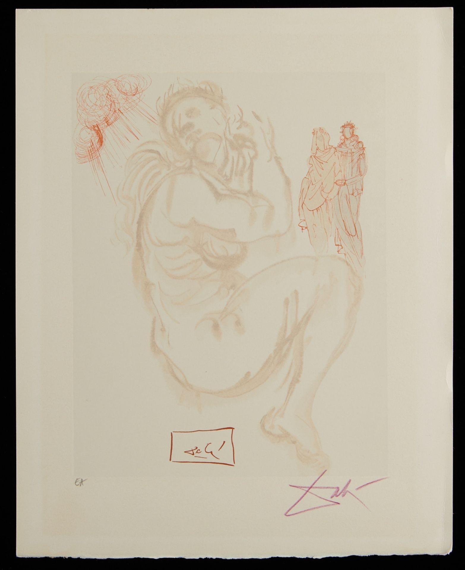6 Salvador Dali Prints "Divine Comedy" Signed - Bild 5 aus 12