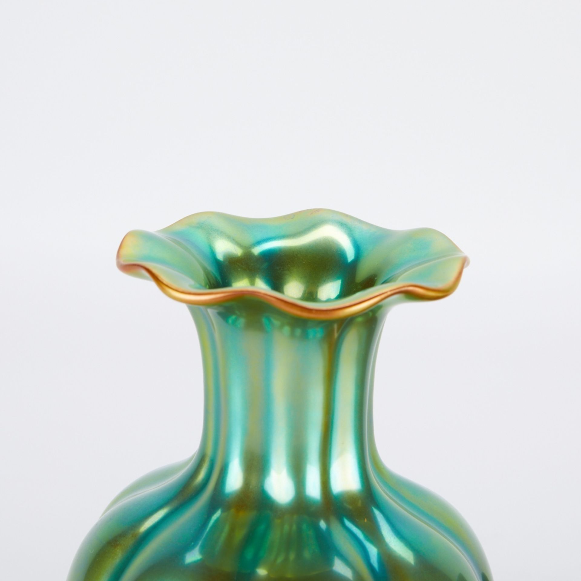 Grp 2: Zsolnay Eosin Porcelain Vases - Bild 4 aus 5