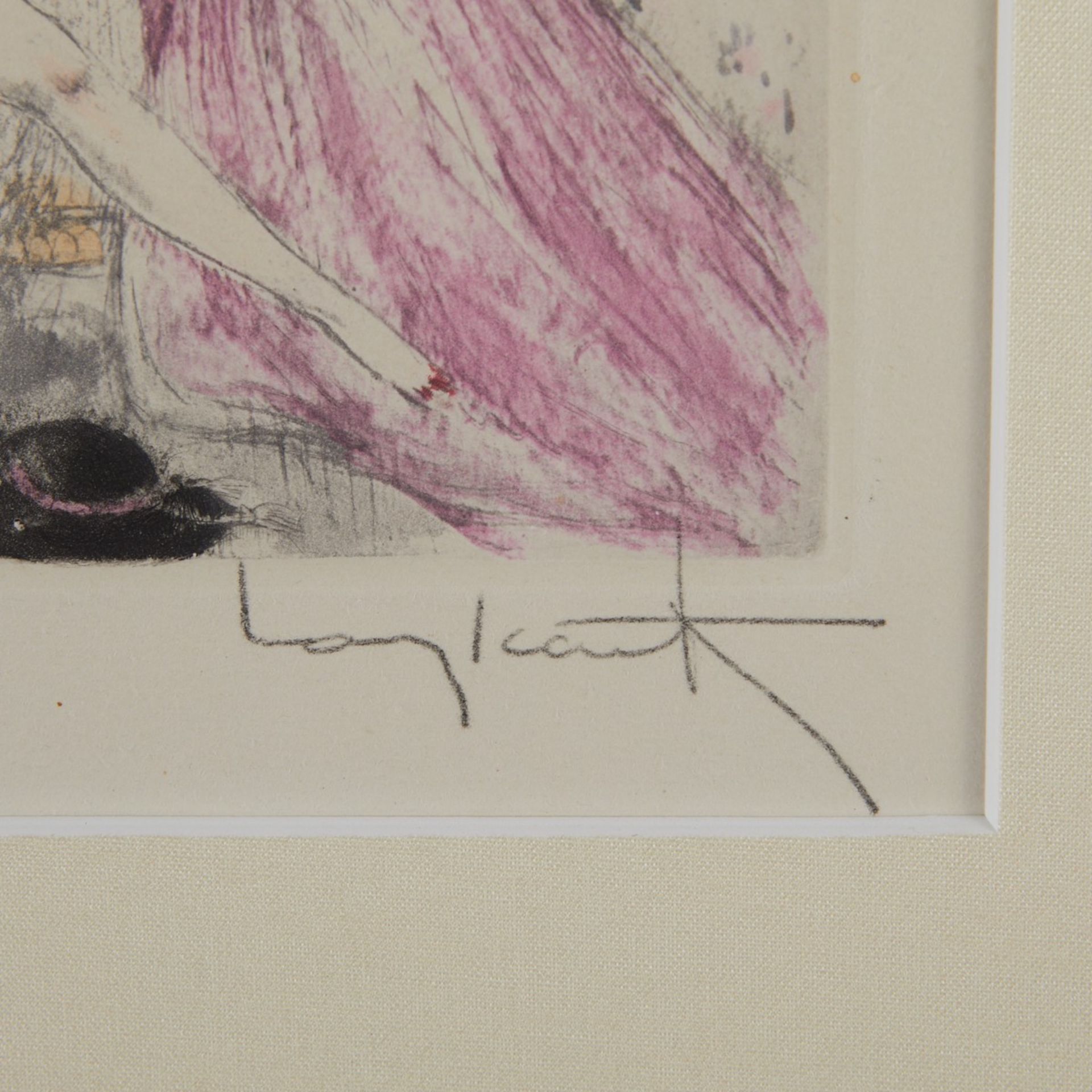 Grp: 4 Louis Icart Erotic Etchings "La Nuit et le Moment" - Bild 3 aus 12