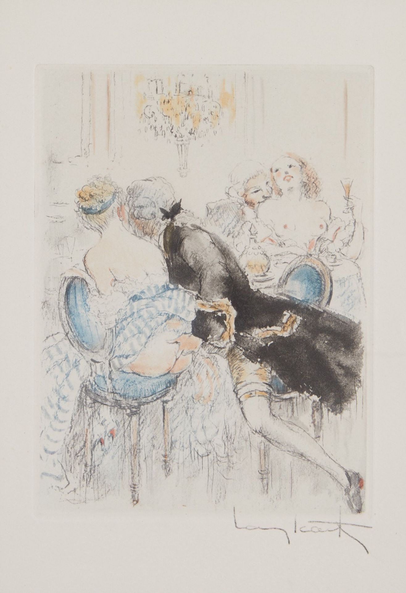 4 Louis Icart Erotica Prints "La Nuit et le Moment" - Bild 11 aus 13