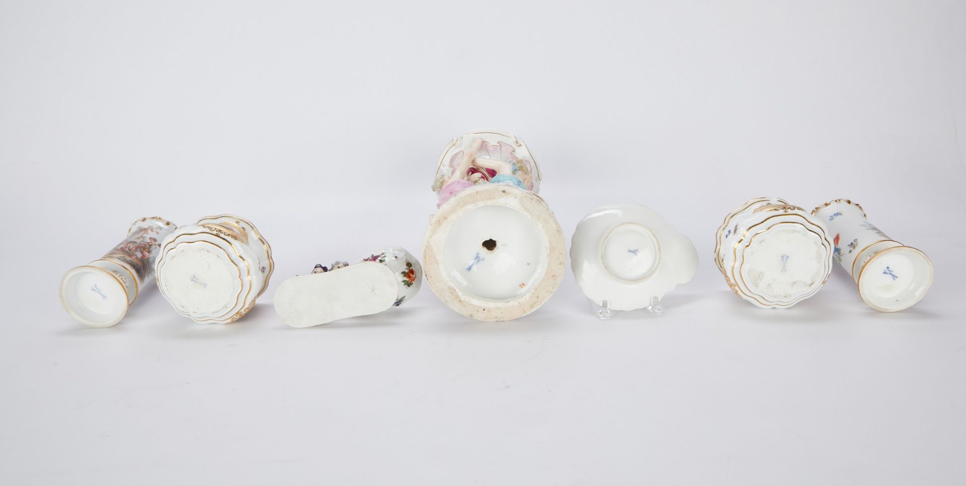 7 Meissen Porcelain Vessels - Bild 4 aus 9