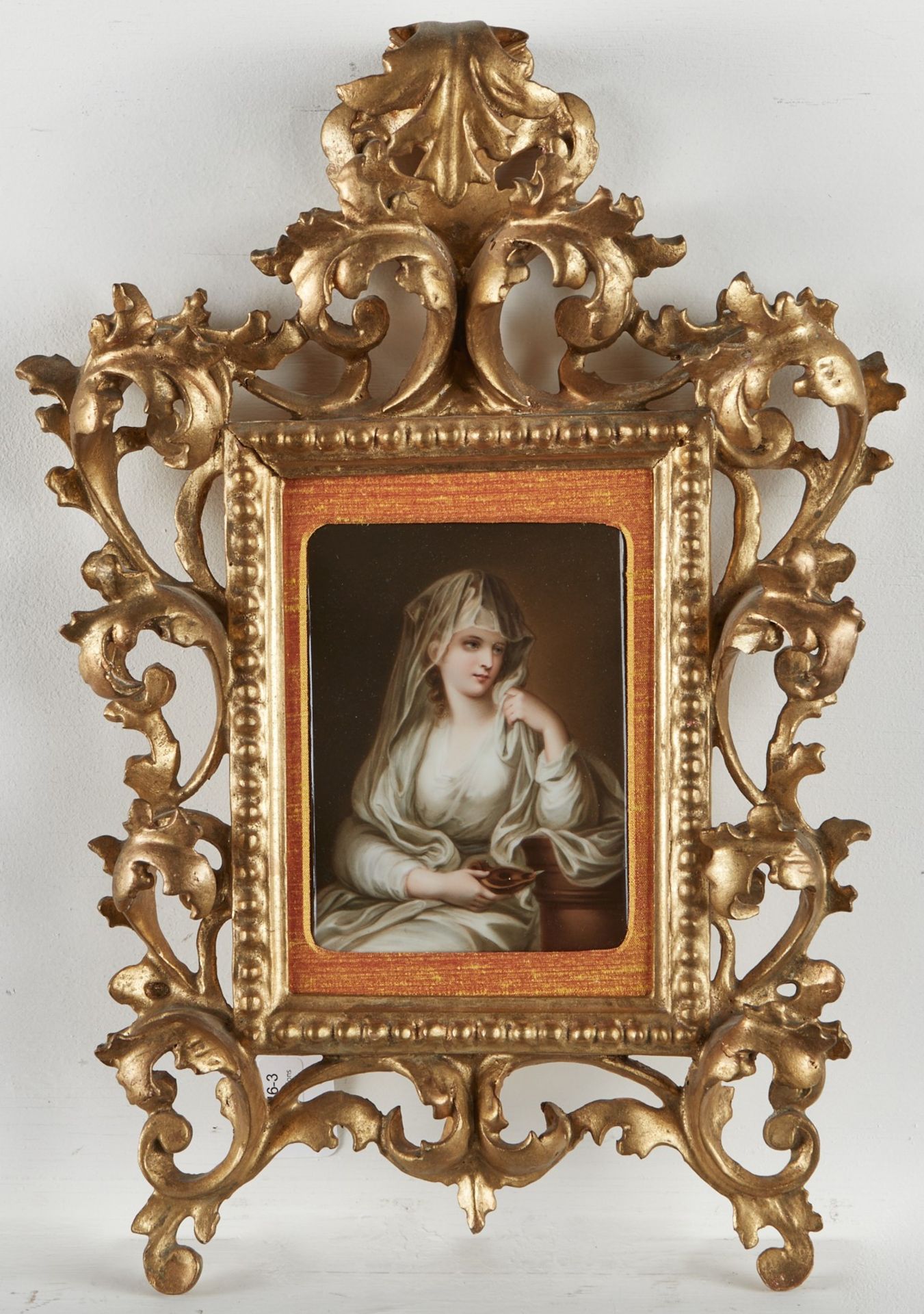 KPM Porcelain Plaque after Angelica Kauffman Vestal Virgin - Bild 2 aus 4