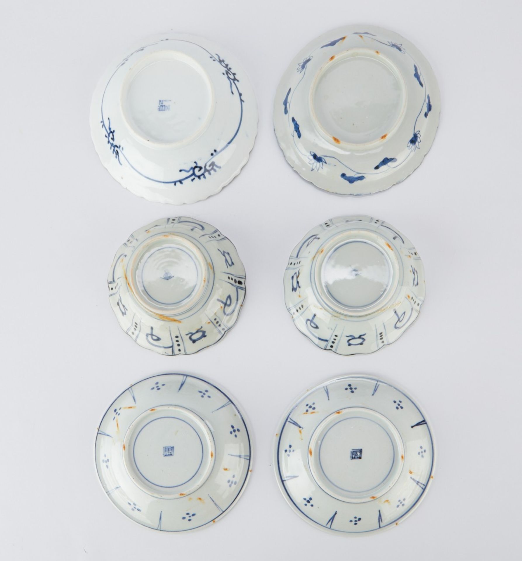 Grp: 6 19th c. Japanese Porcelain Dishes - Bild 2 aus 8