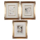 3 Icart Erotic Etchings "Felecia ou Mes Fredaines"