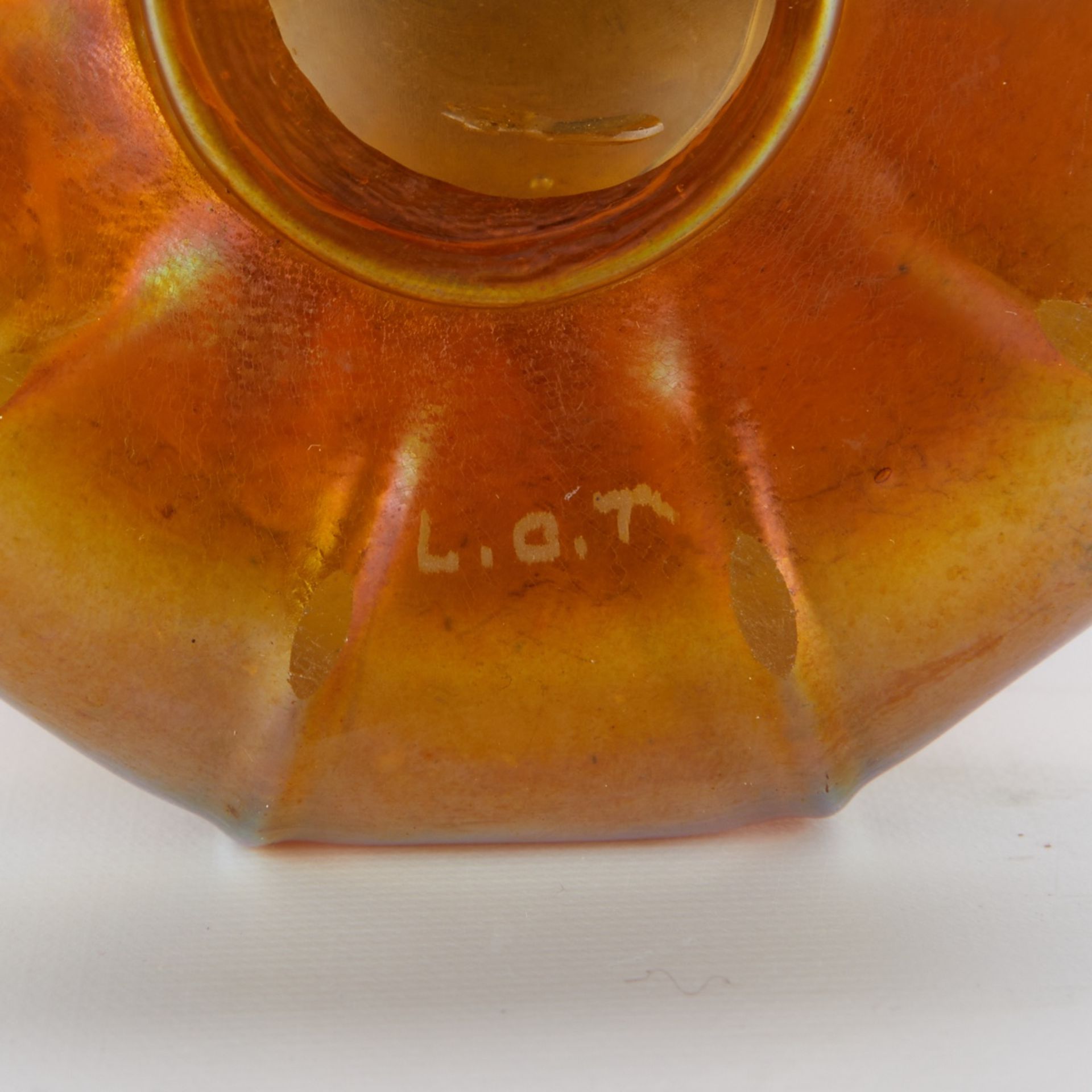Louis Comfort Tiffany Favrile Glass Lamp - Bild 2 aus 6