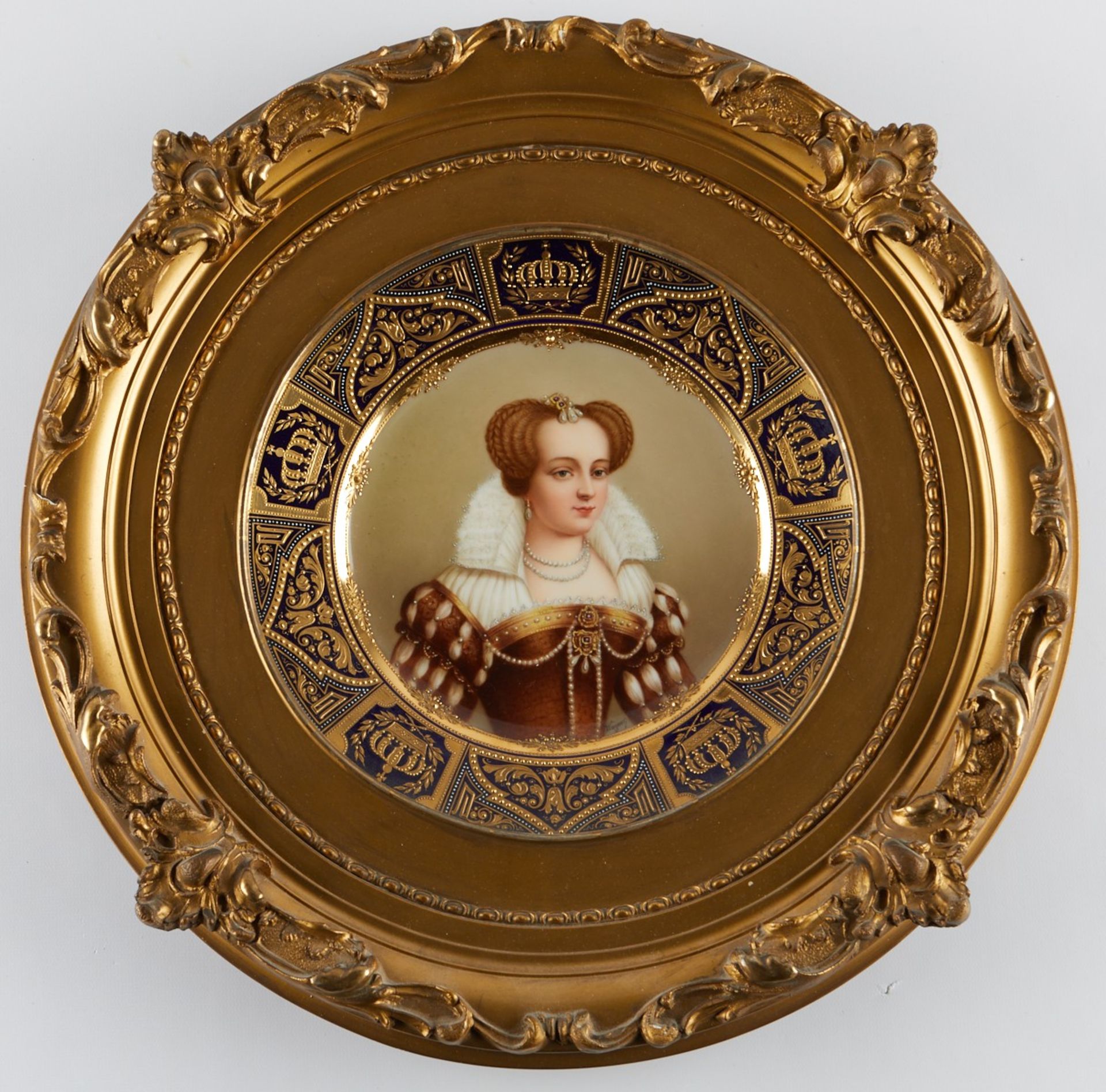 Royal Vienna Cabinet Plate by Wagner Margaret de Valois