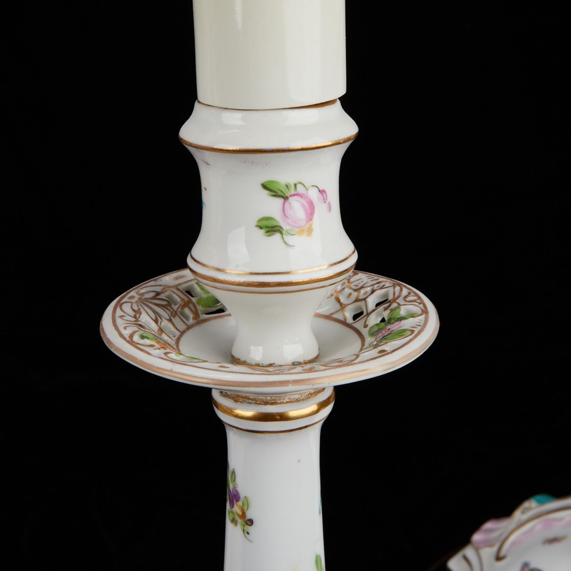 Grp. 6 Dresden Porcelain Lamps - Bild 9 aus 12