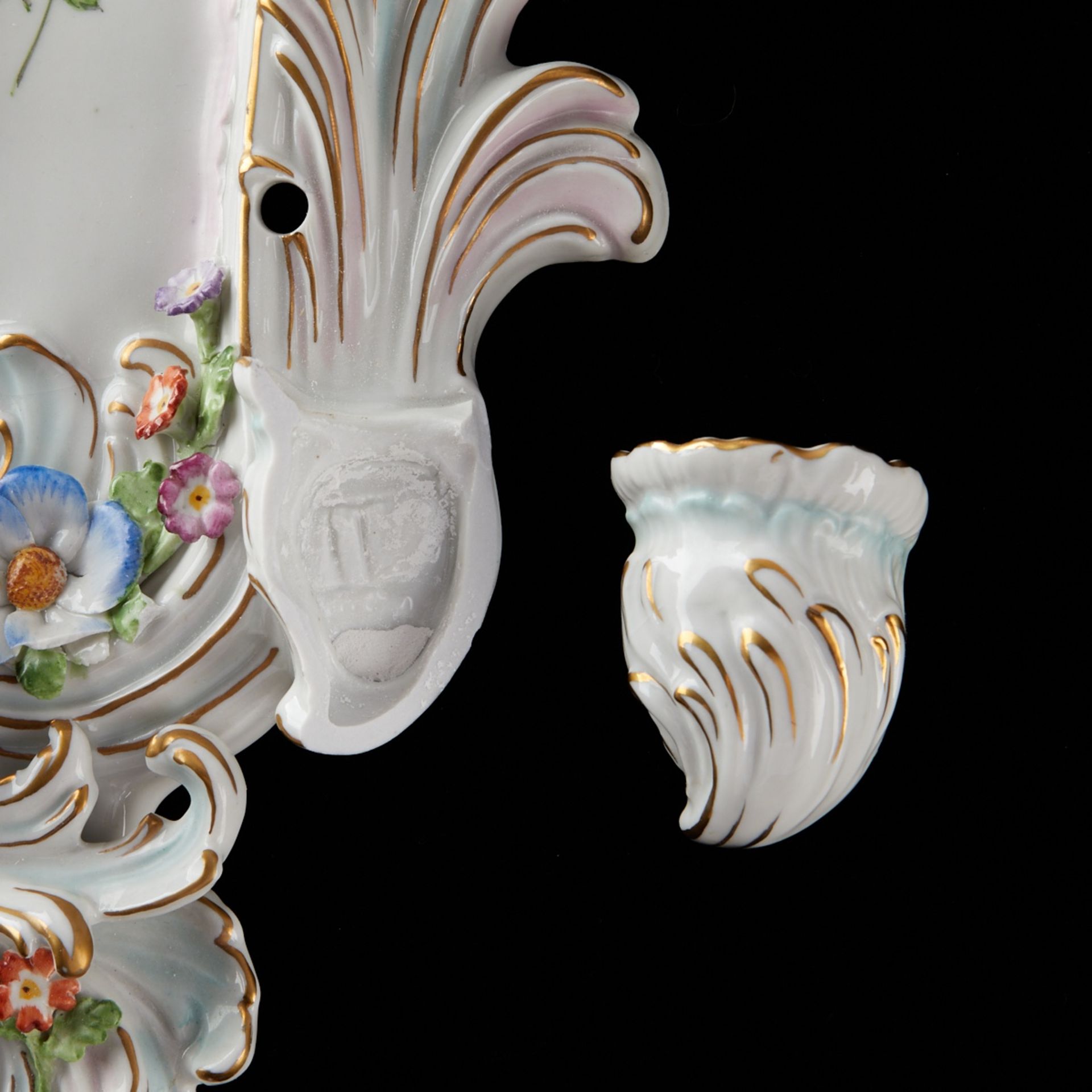 5 Porcelain Wall Sconces - Thieme, Von Schierholz - Bild 7 aus 8