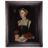 After Hans Holbein Margaret Roper Oil on Panel