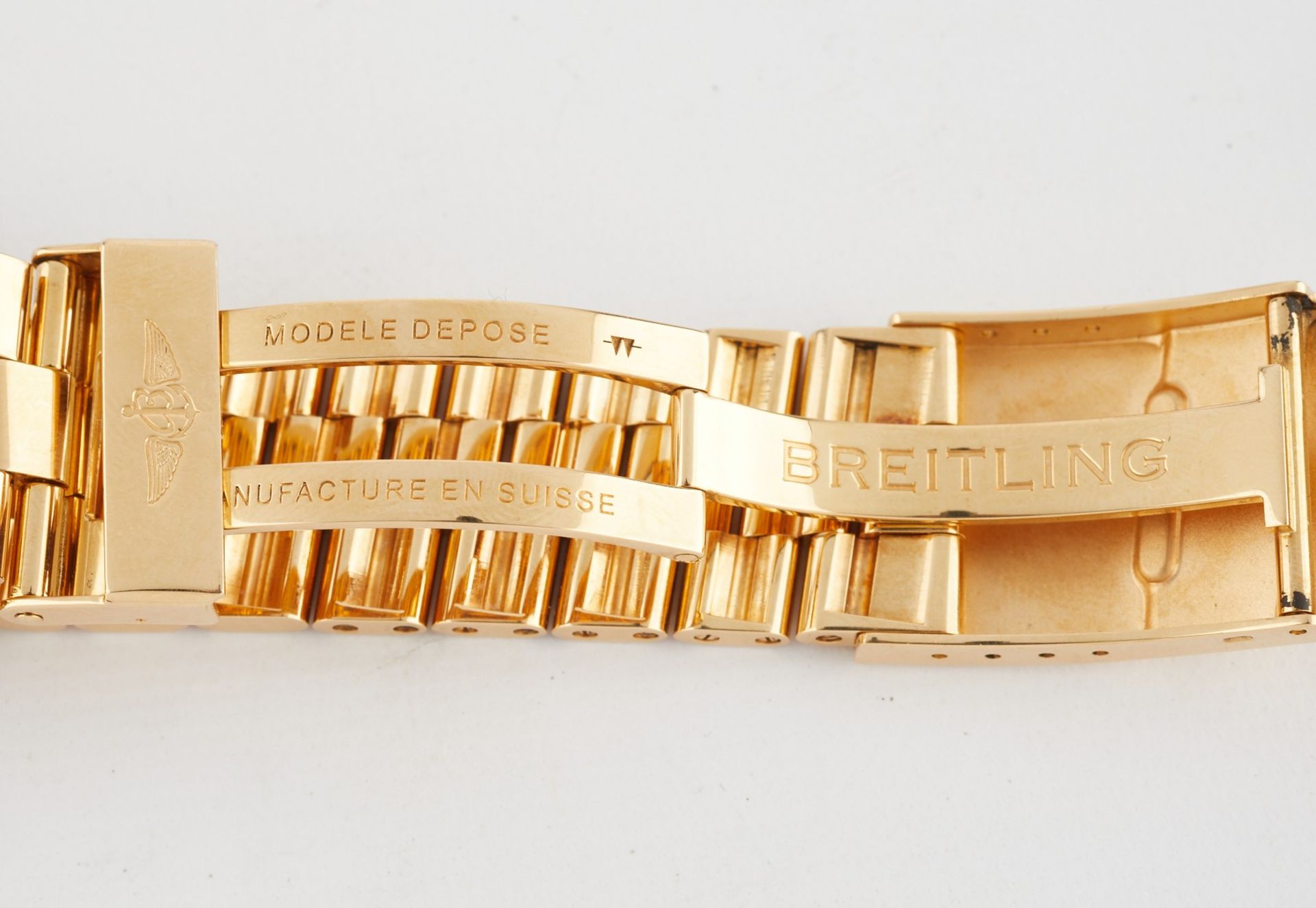 Limited Edition 18K Gold Breitling Aerospace Watch - Bild 7 aus 10