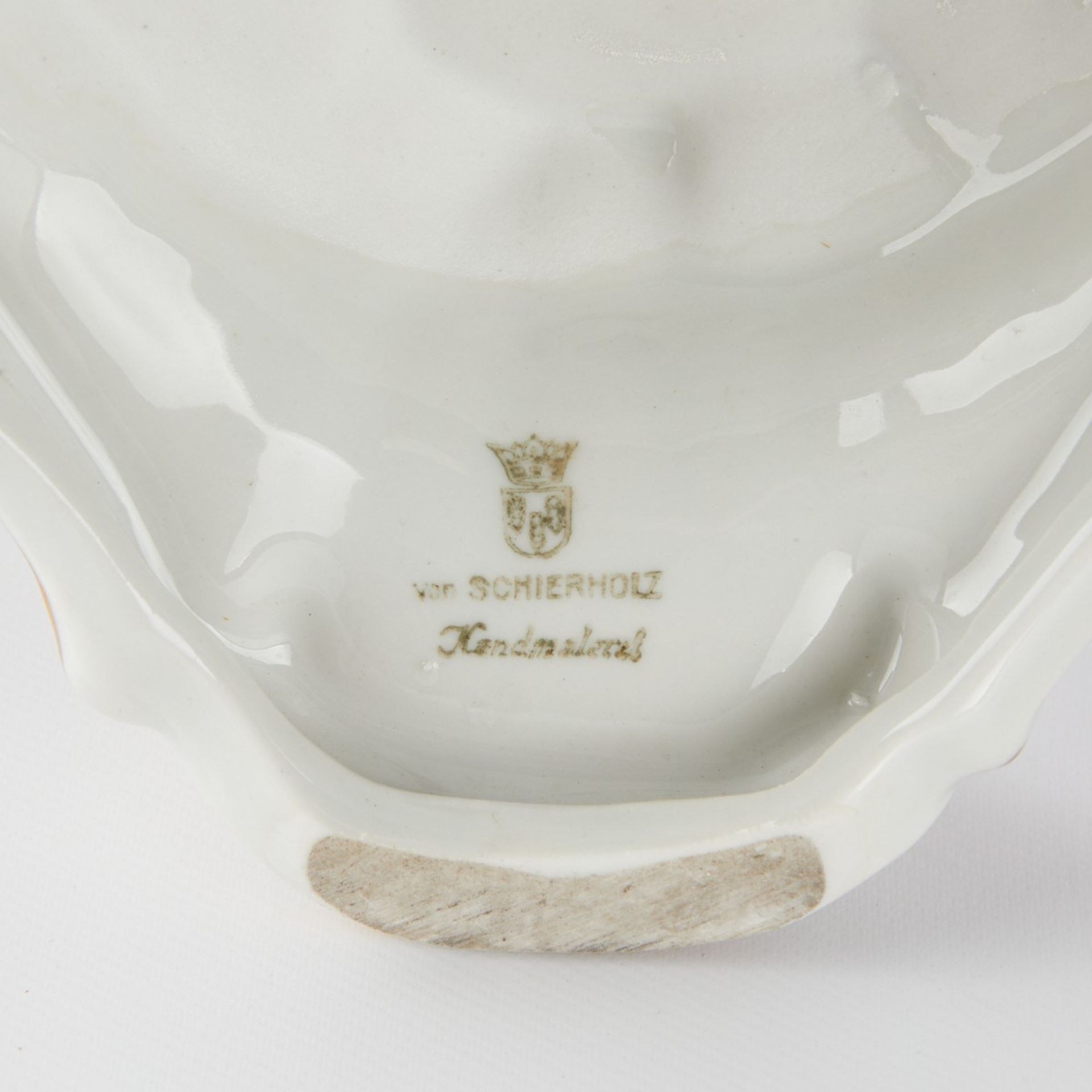 3 German Porcelain Candelabra Schierholz Sitzendorf - Bild 7 aus 9