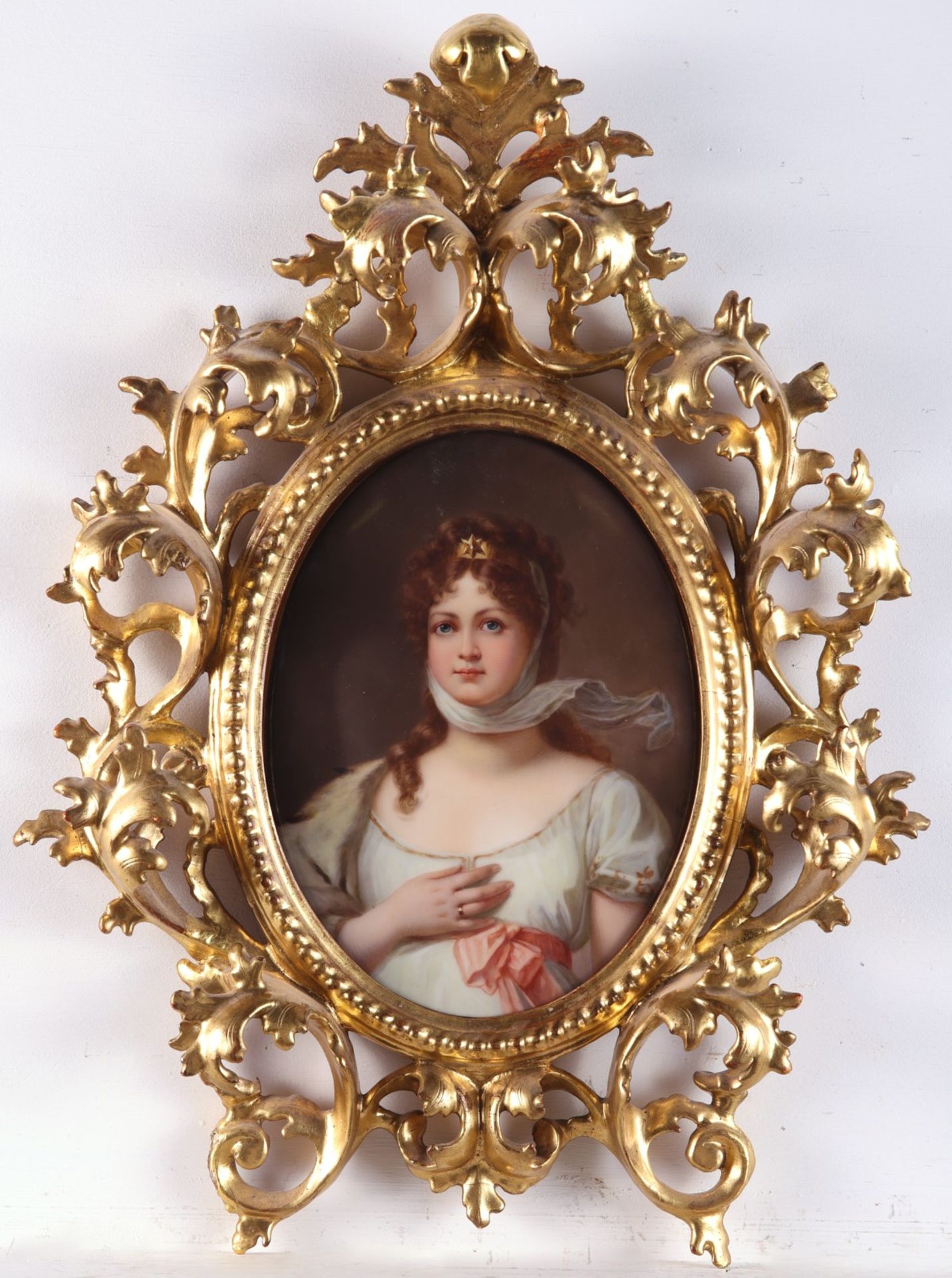 After Richter Queen Louise German Porcelain Plaque