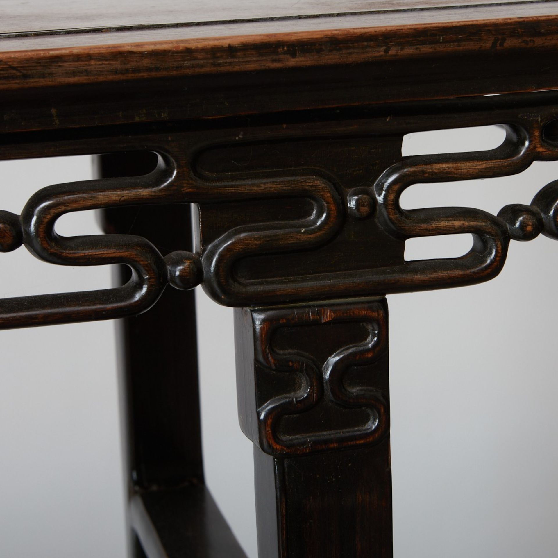 19th c. Chinese Hardwood Altar Table - Image 4 of 11