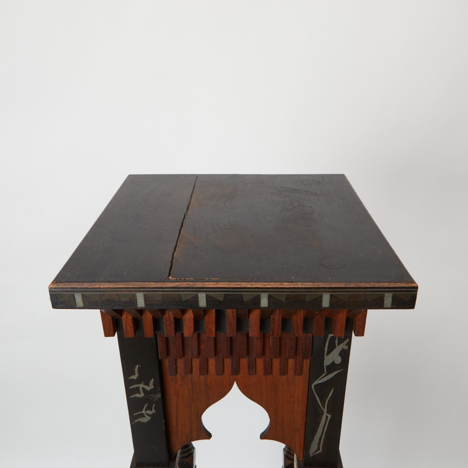 Carlo Bugatti Wooden Plinth or Stand - Image 8 of 12